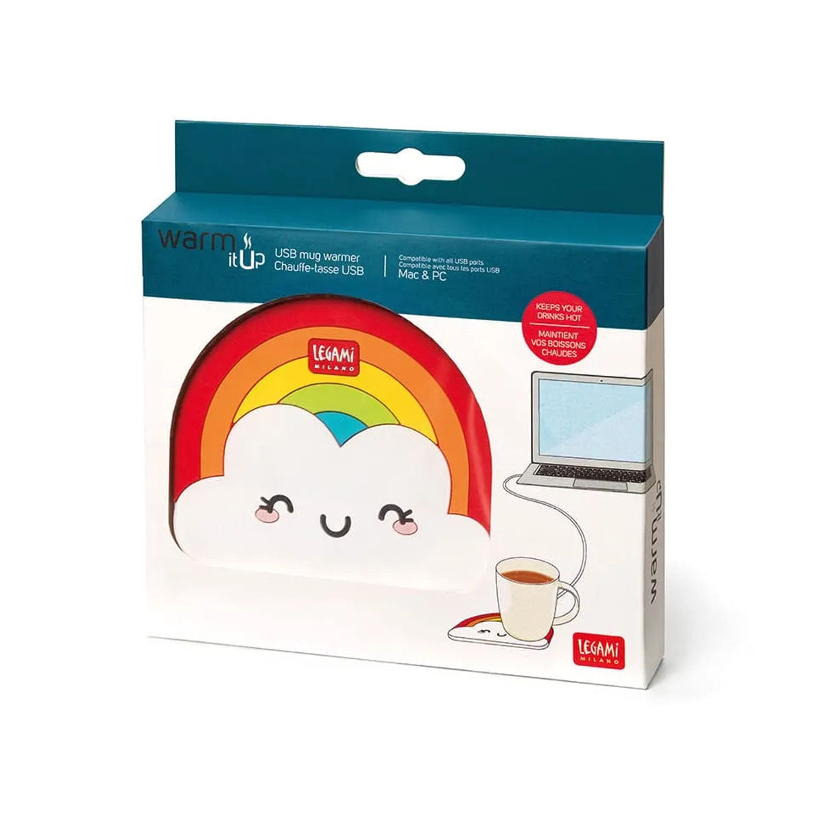 Calentador de Tazas USB Arcoiris
