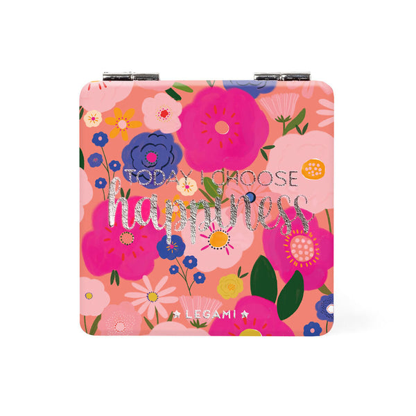 Espejo doble de bolsillo Flowers