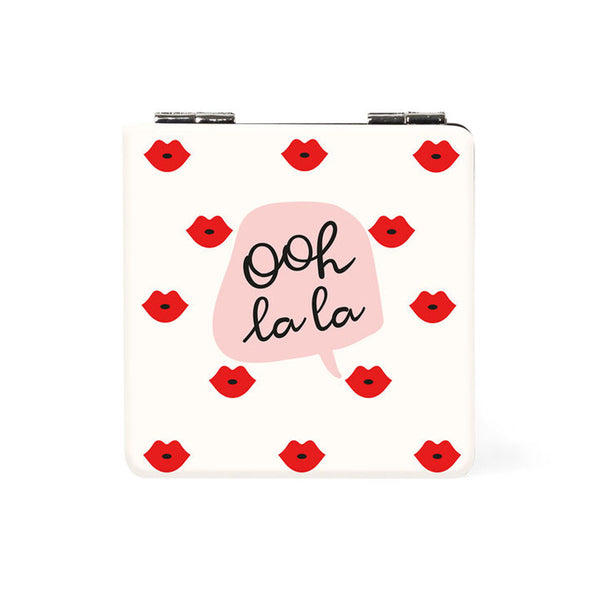 Espejo doble de bolsillo Lips