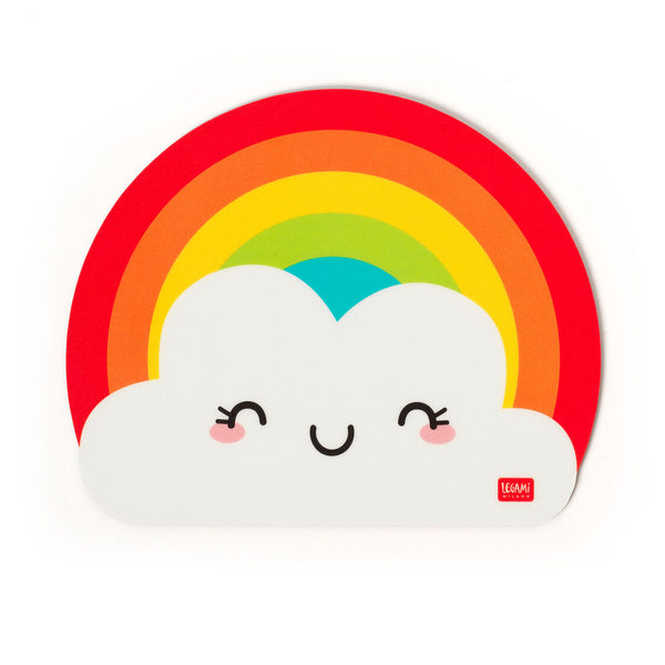 Mouse Pad con Forma de Arcoíris de Legami