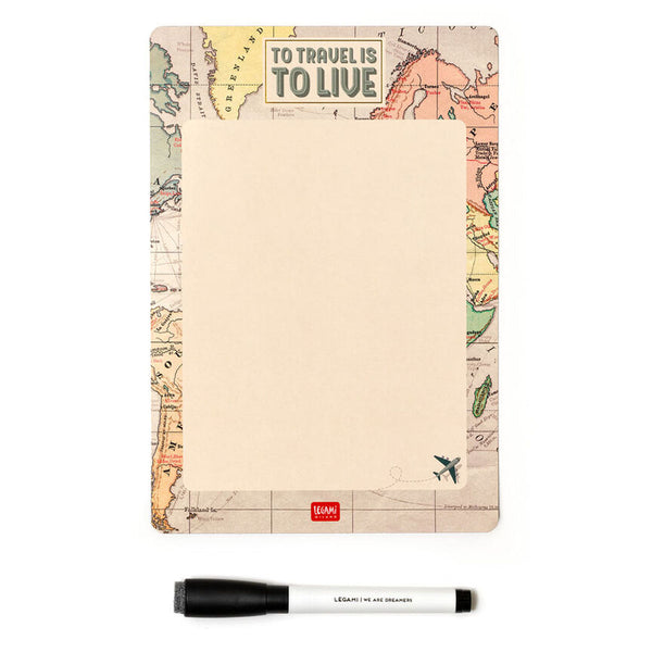 Pintarrón magnético para refrigerador Travel