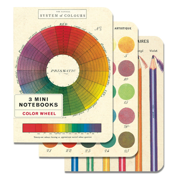 Mini Libreta Set de 3 Color Wheel