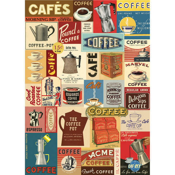 Póster decorativo en papel italiano Coffee