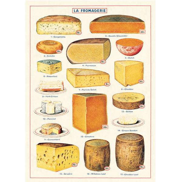 Póster decorativo en papel italiano Cheese